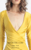 MNM Couture L0029 Yellow Front2 Dress