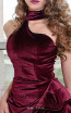 MNM Couture L0038 Burgundy Front2 Dress