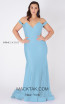 MNM Couture L0044 Light Blue Front Dress