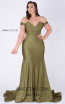MNM Couture L0044 Olive Front3 Dress