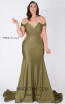 MNM Couture L0044 Olive Front Dress