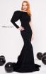 MNM Couture N0313 Black Front Dress