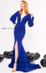 MNM Couture N0319 Blue Front Dress
