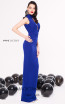 MNM Couture N0320 Blue Side Dress