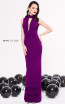 MNM Couture N0320 Purple Front Dress