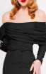 MNM Couture N0324 Black Front2 Dress