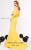 MNM Couture N0324 Yellow Back Dress