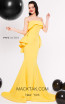 MNM Couture N0325 Yellow Front Dress