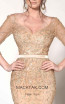 MNM Couture 0767 Gold Front Dress