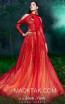 MNM 2492 Red Front Evening Dress