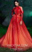 MNM 2492 Red Front Evening Dress