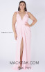 MNM G0919 Pink Front Evening Dress