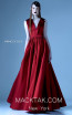 MNM G0933 Red Front Evening Dress