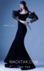 MNM G0957 Black Front Evening Dress
