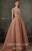 MNM K3697 Salmon Front Evening Dress