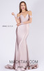 MNM L0044S Blush Front Evening Dress