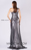 MNM L0050 Silver Back Evening Dress
