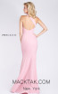 MNM M0003 Pink Back Evening Dress