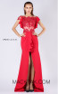 MNM M0034 Red Front Evening Dress