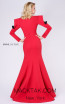 MNM M0037 Red Back Evening Dress