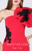 MNM M0042 Red Front Evening Dress