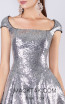 MNM M0052 Silver Front Evening Dress
