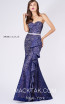 MNM M0054 Royal Blue Front Evening Dress
