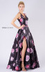 MNM M0063 Leopard Multi Front Evening Dress