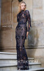 MNM N0293 Navy Blue Front Evening Dress