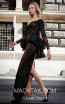 MNM N0295 Black Side Evening Dress