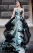 MNM N0300 Turquoise Front Evening Dress