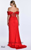 Moniqua Red Back Dress