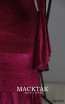 Morgane Claret Red Detail Dress