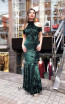 TK MT3951 Green Front Prom Dress