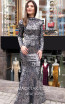 TK MT3952 Silver Front Evening Dress