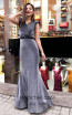 TK MT3959 Gray Front Prom Dress