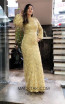 TK MT3963 Gold Front Evening Dress