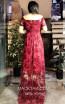 TK MT3967 Bordo Back Prom Dress