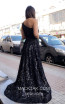 TK MT3969 Black Back Evening Dress