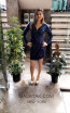 TK MT3971 Blue Front Short Dress