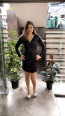 TK MT3971 Black Front Short Dress