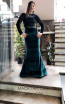 TK MT3974 Green Front Evening Dress
