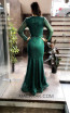 TK MT3977 Green Back Evening Dress