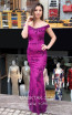 TK MT3981 Purple Front Evening Dress