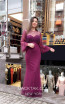TK MT3982 Purple Front Prom Dress