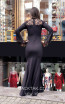 TK MT3984 Black Back Evening Dress