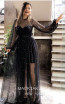 TK MT3987 Black Front Prom Dress