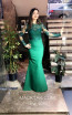 TK MT3988 Green Front Evening Dress