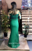 TK MT3988 Green Back Evening Dress