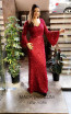 TK MT3990 Red Front Evening Dress